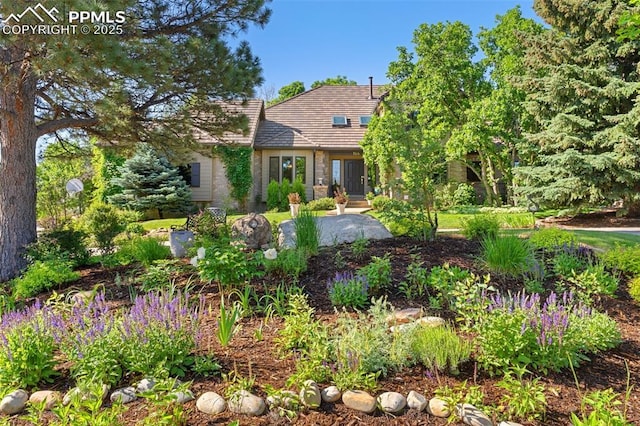 155 Grayson Ct, Colorado Springs, CO 80906 - english style home featuring a tile roof