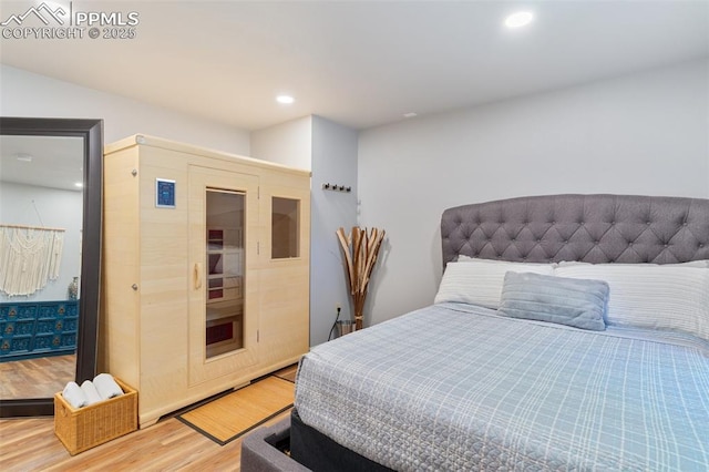 155 Grayson Ct, Colorado Springs, CO 80906 - bedroom featuring wood finished floors and recessed lighting