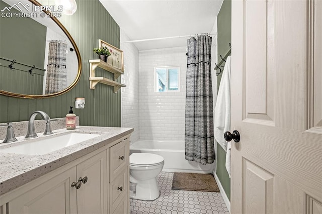 601 N 15th St, Canon City, CO 81212 - bathroom with vanity, shower / tub combo, and tile patterned flooring