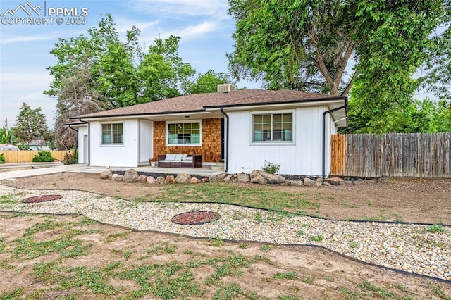 601 N 15th St, Canon City, CO 81212 - single story home with outdoor lounge area and a patio area