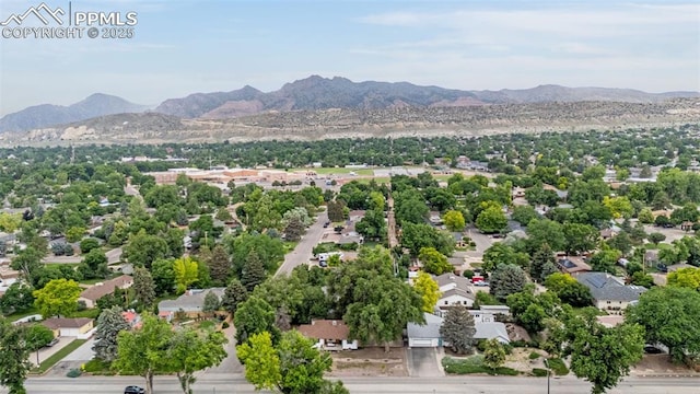 601 N 15th St, Canon City, CO 81212 - aerial perspective of suburban area featuring a mountain backdrop