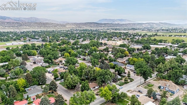 601 N 15th St, Canon City, CO 81212 - bird's eye view of a mountain backdrop