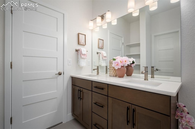 17226 Alsike Clover Ct, Monument, CO 80132 - bathroom featuring double vanity