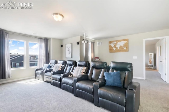 4631 Zircon Dr, Colorado Springs, CO 80938 - cinema featuring light colored carpet and baseboards