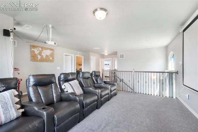 4631 Zircon Dr, Colorado Springs, CO 80938 - carpeted cinema with healthy amount of natural light