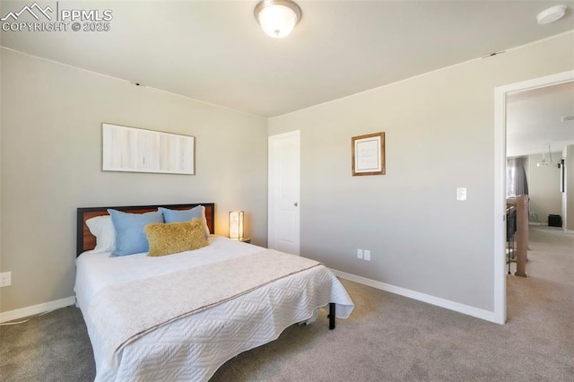 4631 Zircon Dr, Colorado Springs, CO 80938 - carpeted bedroom with baseboards
