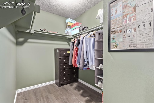 12183 W Chenango Dr, Morrison, CO 80465 - spacious closet with wood finished floors