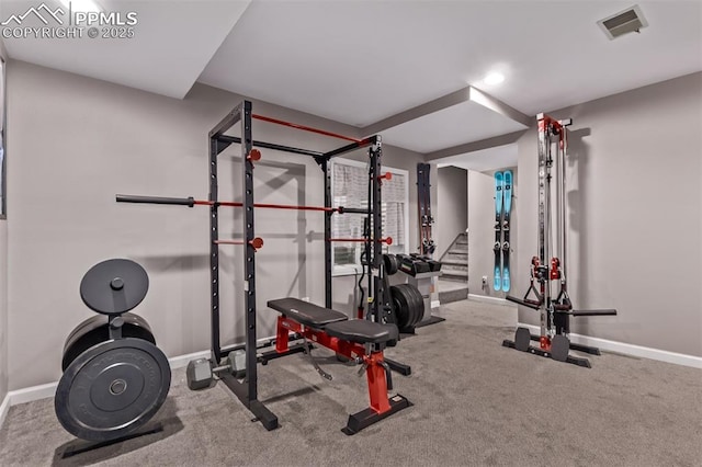 12183 W Chenango Dr, Morrison, CO 80465 - workout room featuring baseboards
