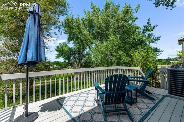 12183 W Chenango Dr, Morrison, CO 80465 - view of deck