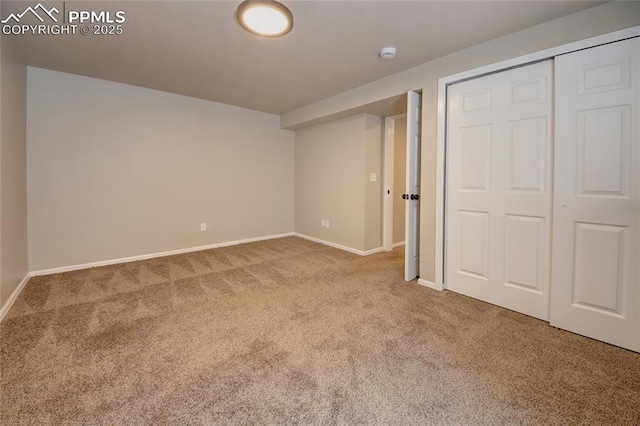6872 Los Reyes Cir, Colorado Springs, CO 80918 - unfurnished bedroom featuring carpet and a closet