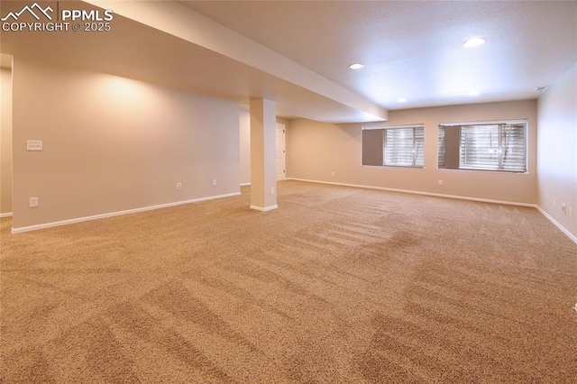 6872 Los Reyes Cir, Colorado Springs, CO 80918 - carpeted spare room with recessed lighting and baseboards