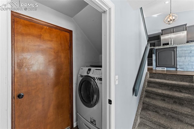 5360 Tupper Ct, Colorado Springs, CO 80923 - laundry room featuring washer / dryer