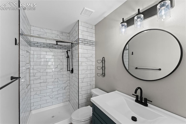 5360 Tupper Ct, Colorado Springs, CO 80923 - full bath with vanity and a stall shower