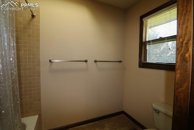 4170 Broadmoor Bluffs Dr, Colorado Springs, CO 80906 - bathroom featuring toilet and shower / tub combo