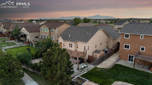 10489 Cedar Breaks Dr, Peyton, CO 80831 - aerial view of residential area