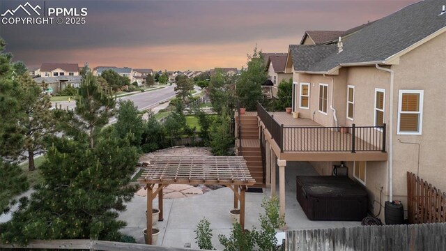 10489 Cedar Breaks Dr, Peyton, CO 80831 - exterior space featuring nearby suburban area
