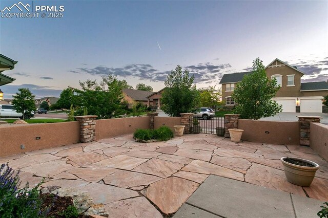 10489 Cedar Breaks Dr, Peyton, CO 80831 - view of patio with a gate
