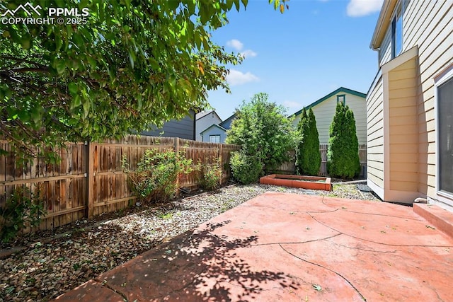 3035 Cascade Falls Pt, Colorado Springs, CO 80922 - fenced backyard featuring a patio area