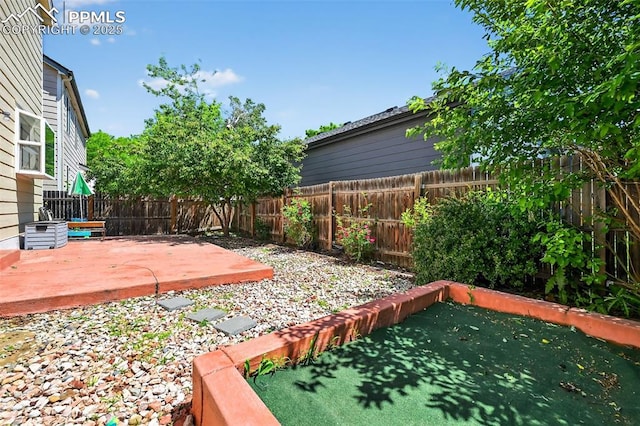3035 Cascade Falls Pt, Colorado Springs, CO 80922 - fenced backyard featuring a patio area