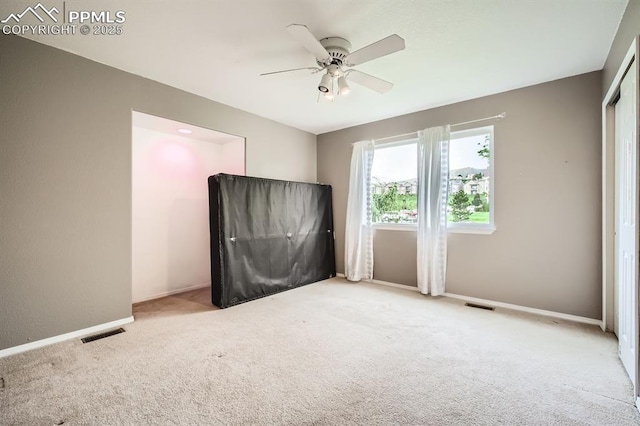 5480 Flag Way, Colorado Springs, CO 80919 - unfurnished bedroom featuring carpet flooring and a ceiling fan