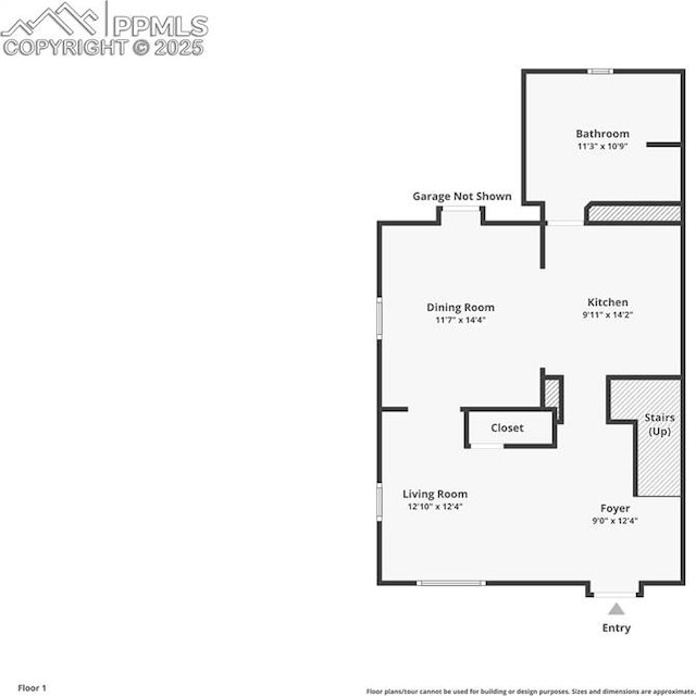 109 S 24th St, Colorado Springs, CO 80904 - view of floor plan / room layout