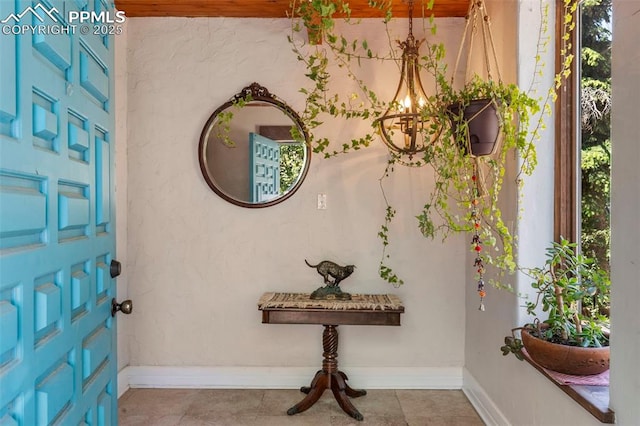 4440 Heizer St, Cascade, CO 80809 - foyer with plenty of natural light and tile patterned flooring