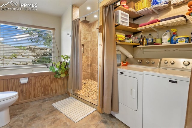47 Red Cloud Rd, Woodland Park, CO 80863 - washroom featuring separate washer and dryer