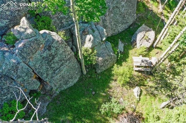 47 Red Cloud Rd, Woodland Park, CO 80863 - aerial view of property and surrounding area