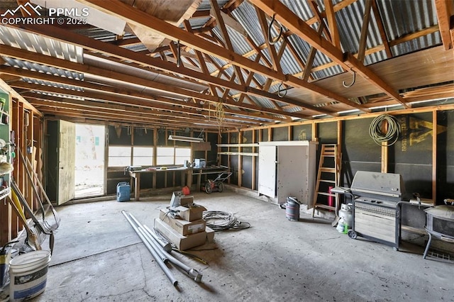 332 Valley Cir, Guffey, CO 80816 - misc room featuring a garage