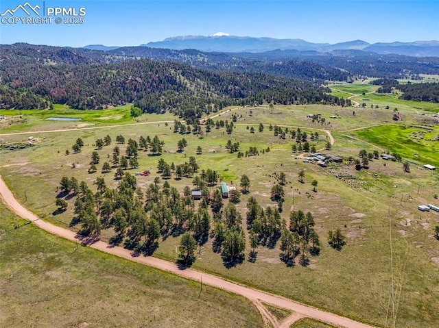 332 Valley Cir, Guffey, CO 80816 - view of rural area featuring a mountainous background