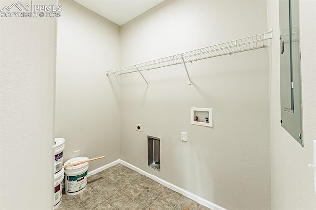 2513 Gilpin Ave, Colorado Springs, CO 80910 - washroom with hookup for a washing machine and hookup for an electric dryer
