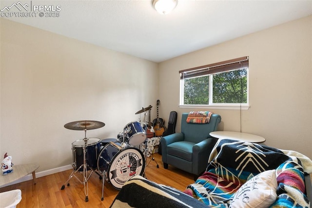 614 Bickley St, Colorado Springs, CO 80911 - playroom featuring wood finished floors and baseboards