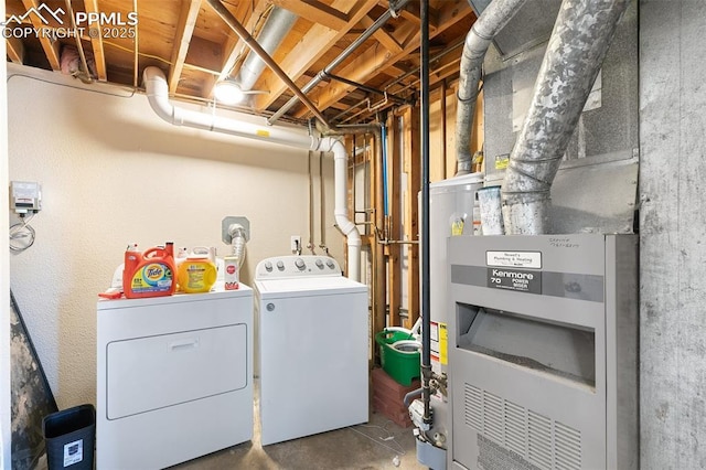 614 Bickley St, Colorado Springs, CO 80911 - washroom with washing machine and clothes dryer