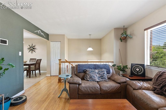 614 Bickley St, Colorado Springs, CO 80911 - living room with light wood-style floors and baseboards