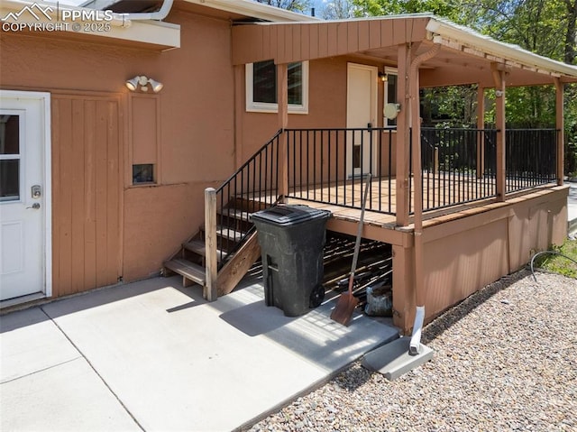 1406 N Foote Ave, Colorado Springs, CO 80909 - entrance to property with a patio