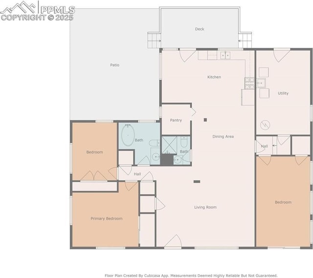1406 N Foote Ave, Colorado Springs, CO 80909 - view of home floor plan