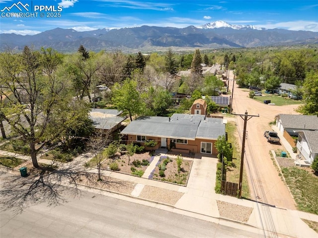 1406 N Foote Ave, Colorado Springs, CO 80909 - view of subject property featuring a mountainous background