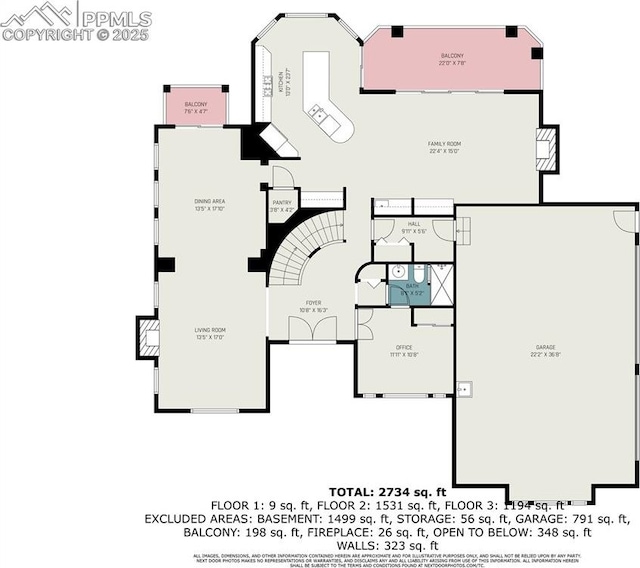 19170 Lochmere Ct, Monument, CO 80132 - view of property floor plan