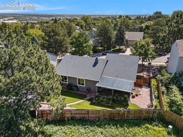 3470 Whimbrel Ln, Colorado Springs, CO 80906 - view from above of property