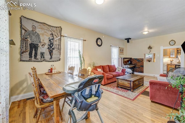 414 Griffin Ave, Canon City, CO 81212 - dining area with wood finished floors and baseboards