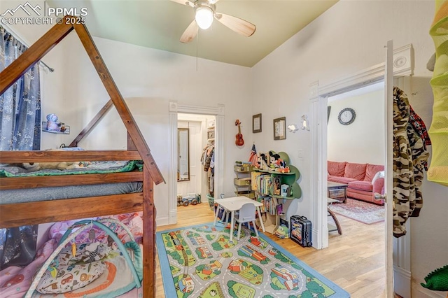 414 Griffin Ave, Canon City, CO 81212 - bedroom featuring wood finished floors and a ceiling fan