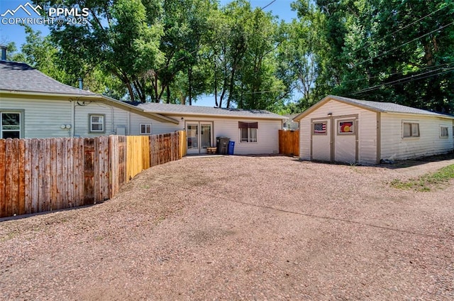 414 Griffin Ave, Canon City, CO 81212 - view of front of property with an outdoor structure and french doors