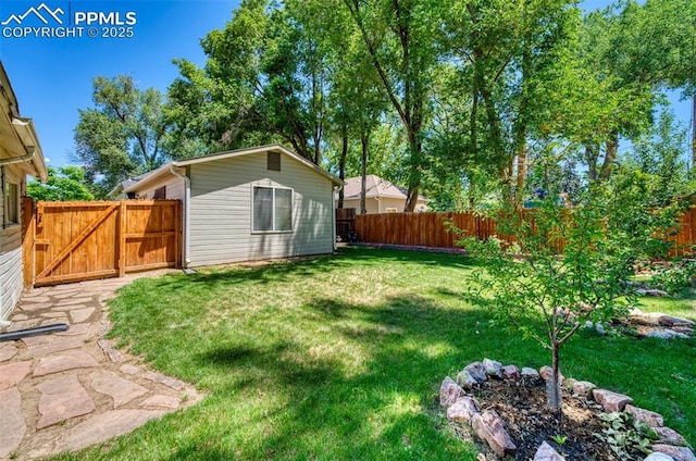 414 Griffin Ave, Canon City, CO 81212 - fenced backyard with a gate