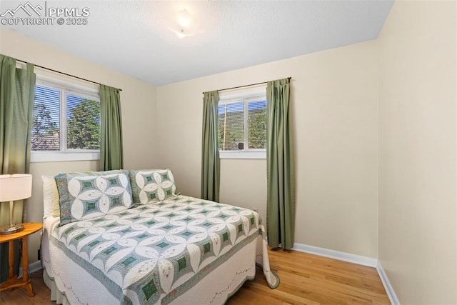 811 N Baldwin St, Woodland Park, CO 80863 - bedroom with light wood finished floors and multiple windows