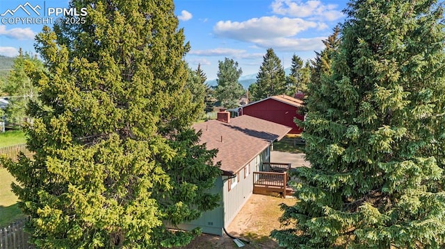 811 N Baldwin St, Woodland Park, CO 80863 - view from above of property