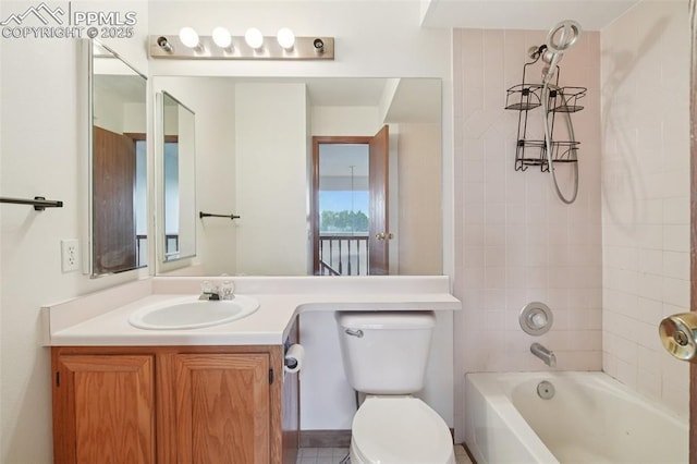 4903 Wainwright Dr, Colorado Springs, CO 80911 - bathroom featuring vanity and  shower combination