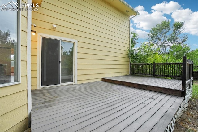 4903 Wainwright Dr, Colorado Springs, CO 80911 - view of wooden terrace