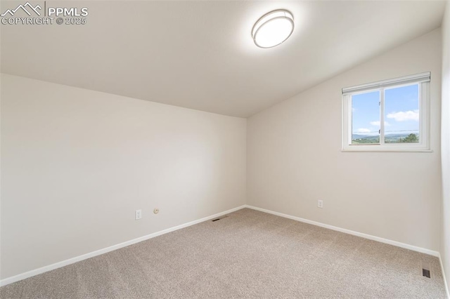 4032 E Darby Cir, Colorado Springs, CO 80907 - bonus room featuring vaulted ceiling and carpet floors