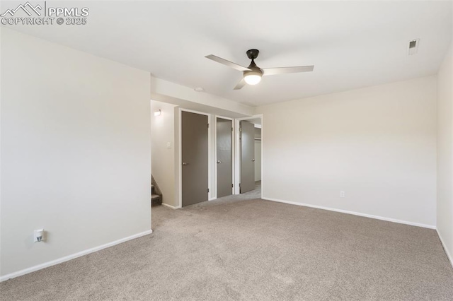 4032 E Darby Cir, Colorado Springs, CO 80907 - unfurnished bedroom featuring carpet floors and a ceiling fan