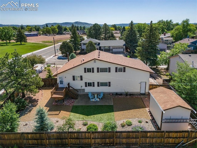 4032 E Darby Cir, Colorado Springs, CO 80907 - view from above of property featuring mountains